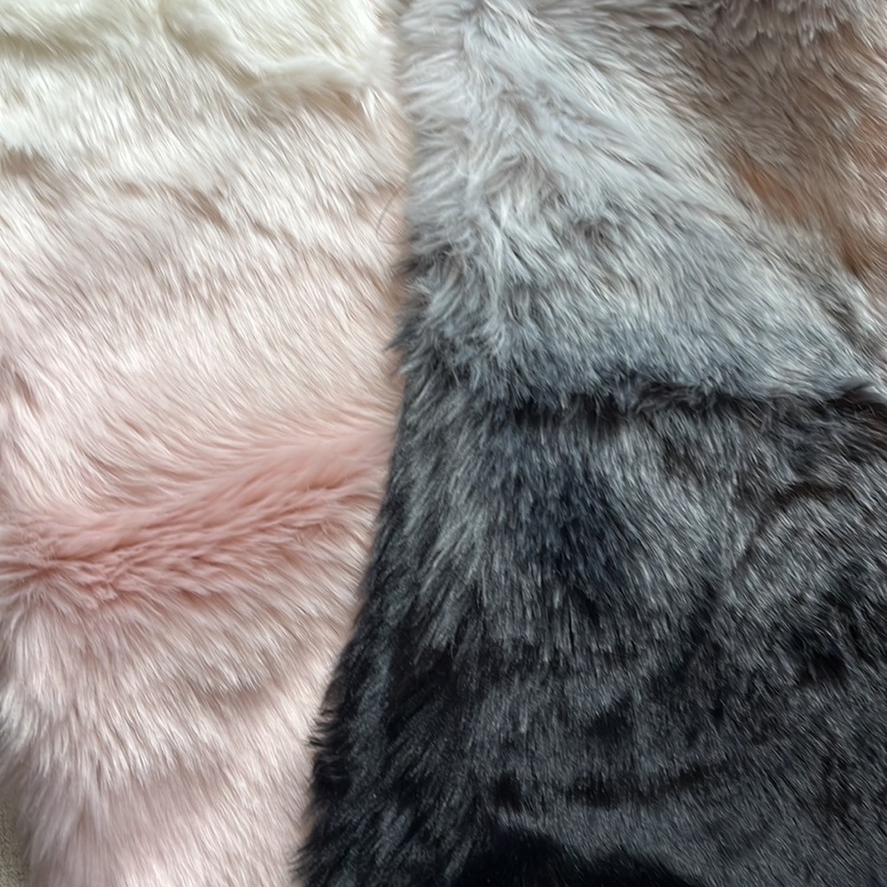 NWT fur ombré scarf INC Brand - Picture 3 of 3